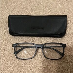Emporio Armani Elegant Black Eyewear with Case